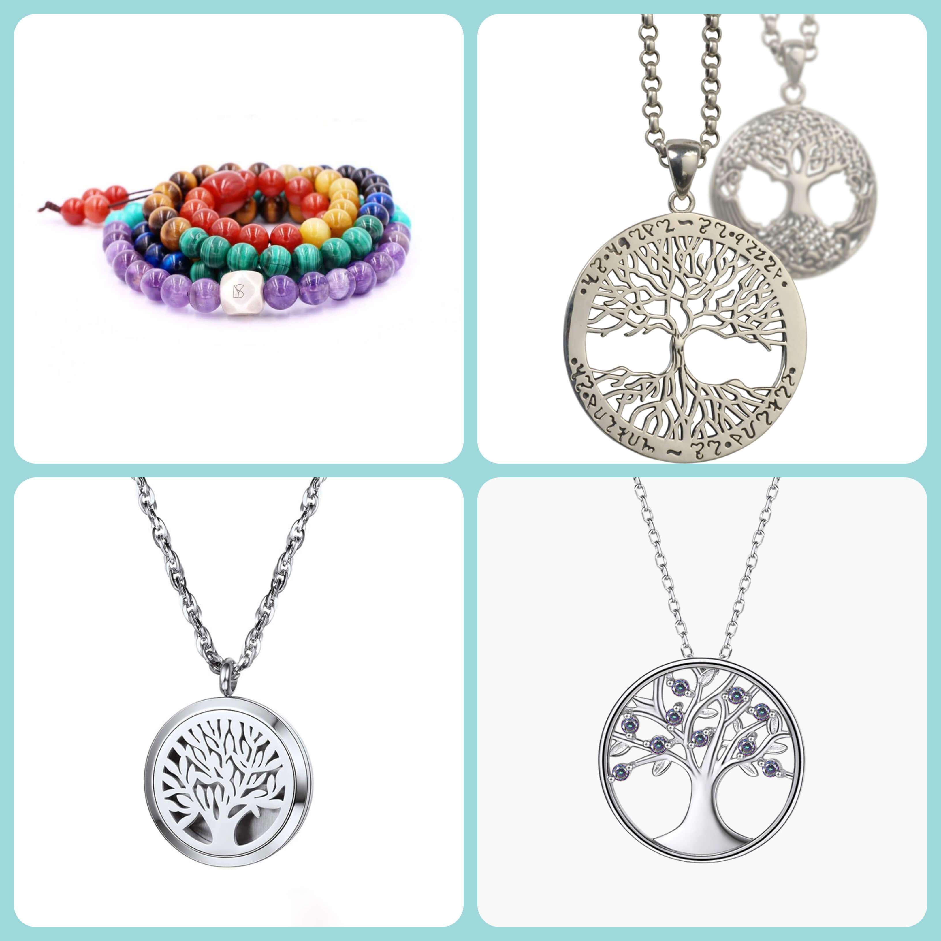 Pendentifs et Colliers Reiki & 7 Chakras