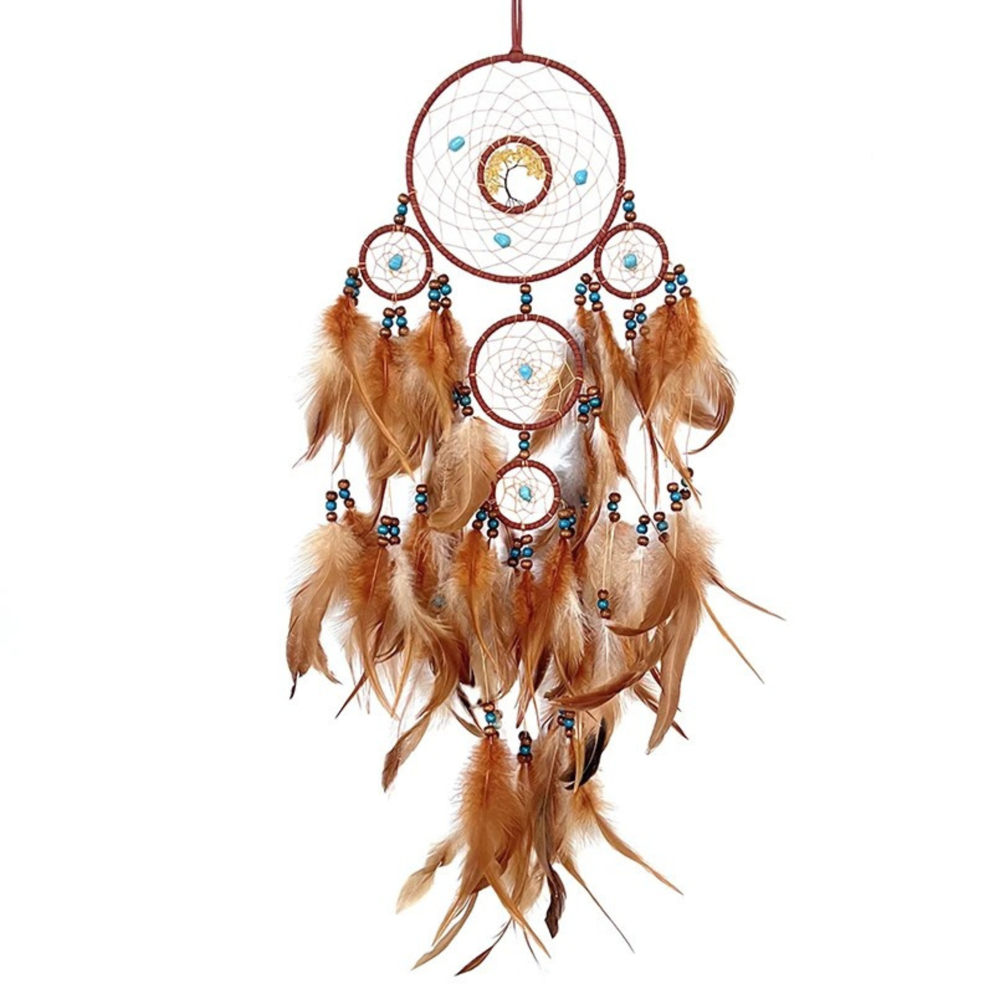 Artisan d'Asie Attrape Rêves Marron Attrape-rêves