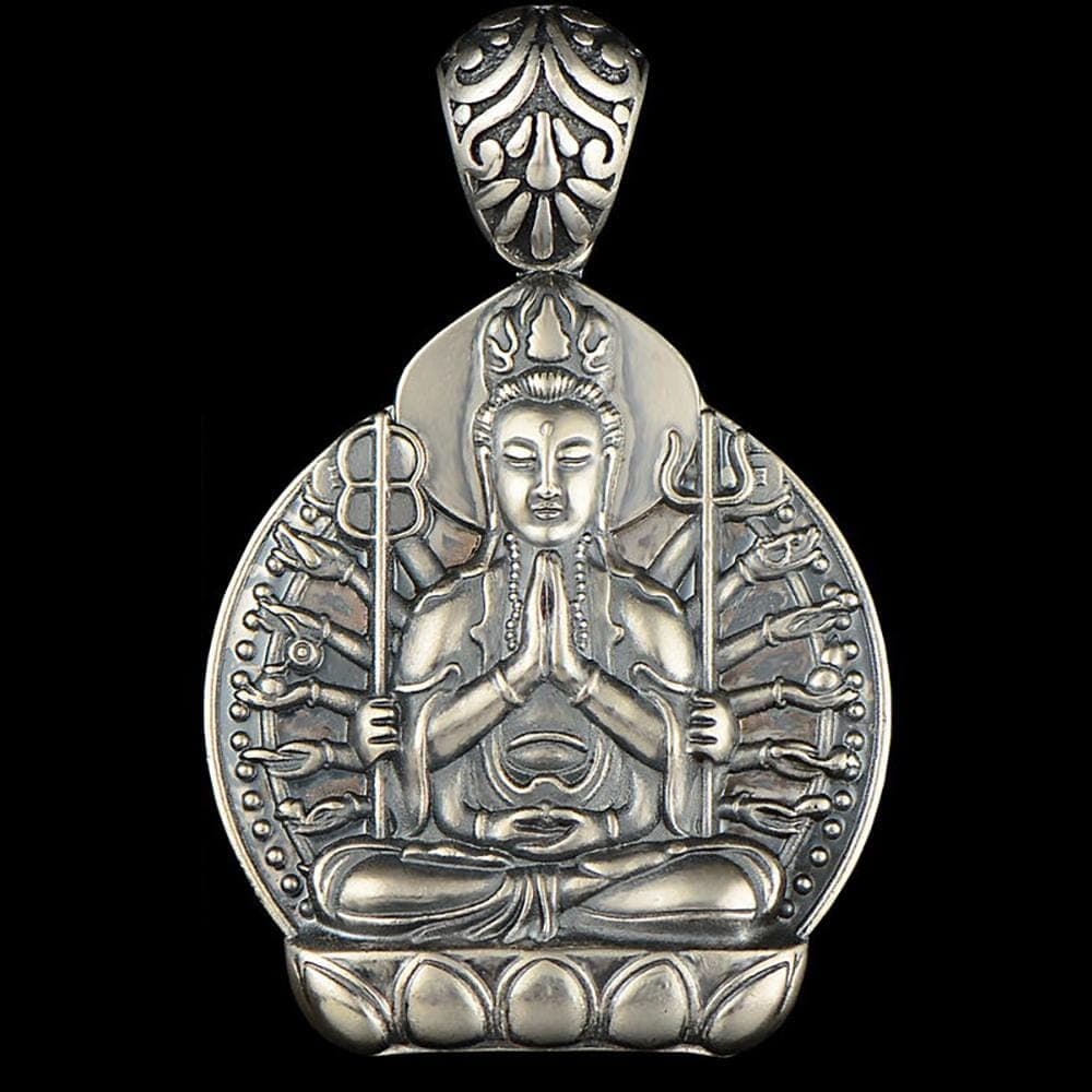 Artisan d'Asie Pendentifs & Amulettes Rat Pendentif Signes du Zodiaque en Argent Pur 990/1000