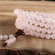 Collier mala en cristal rose Colliers Malas Artisan d'Asie