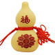 Gourde Wu Lou Feng Shui avec bouchon Feng Shui Artisan d'Asie Om Mani Padme Hum - Mantra bouddhiste 12-14cm