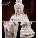 Lot de statues des Trois Saints de l'Ouest en céramique Statues Bouddha Artisan d'Asie