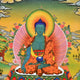 Peinture Thangka Bouddha Bhaisajyaguru Peintures Artisan d'Asie