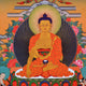 Peinture Thangka Bouddha Shakyamuni Peintures Artisan d'Asie