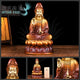 Statue Bodhisattva Guanyin en cuivre Statues Bouddha Artisan d'Asie L - 29 cm