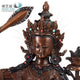 Statue Bodhisattva Manjushri en cuivre Statues Bouddha Artisan d'Asie