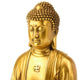 Statue Bouddha Amitabha en cuivre jaune Statues Bouddha Artisan d'Asie