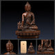 Statue Bouddha de la médecine Bhaisajyaguru en cuivre Statues Bouddha Artisan d'Asie S - 14 cm