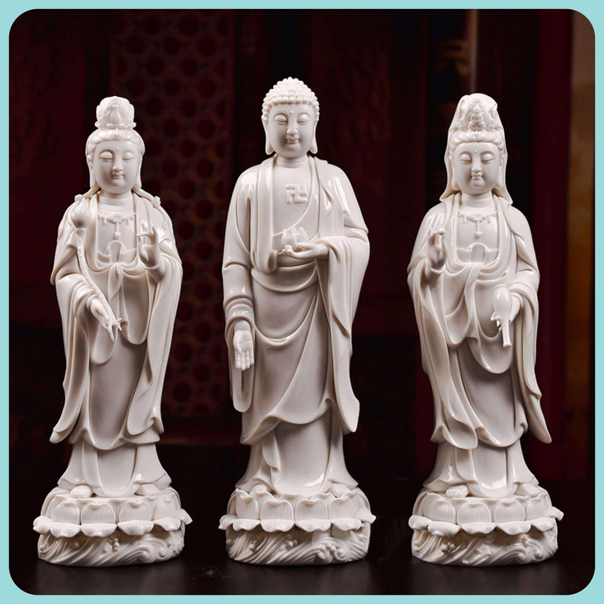 Statues Bouddha en Céramique