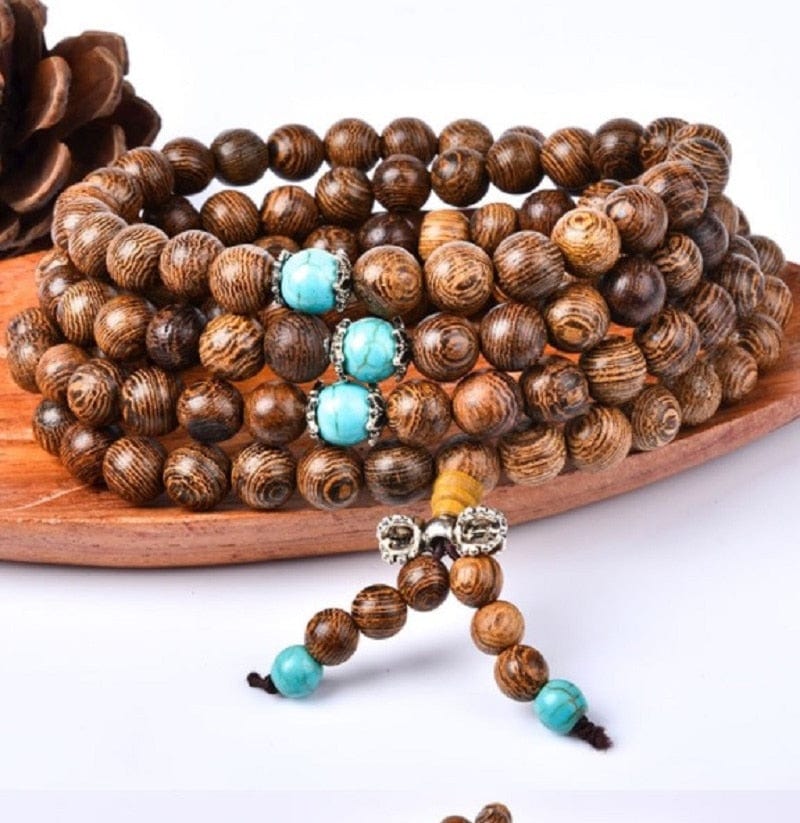 Artisan d'Asie 0 China New Arrival Sandalwood Buddhist Buddha Meditation Prayer Bead Mala Bracelet Necklace Unisex Men Bracelets &amp; Bangles Jewelry