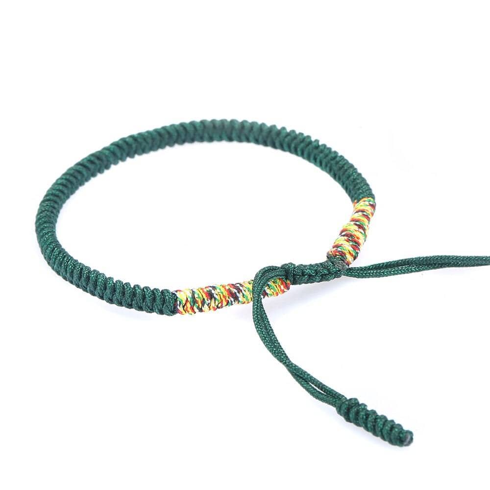 Artisan d'Asie 0 Handmade Multi Color Red Rope Bracelet Tibetan Buddhist Lucky Knots Adjustable Bracelet Jewelry For Women Men 1258