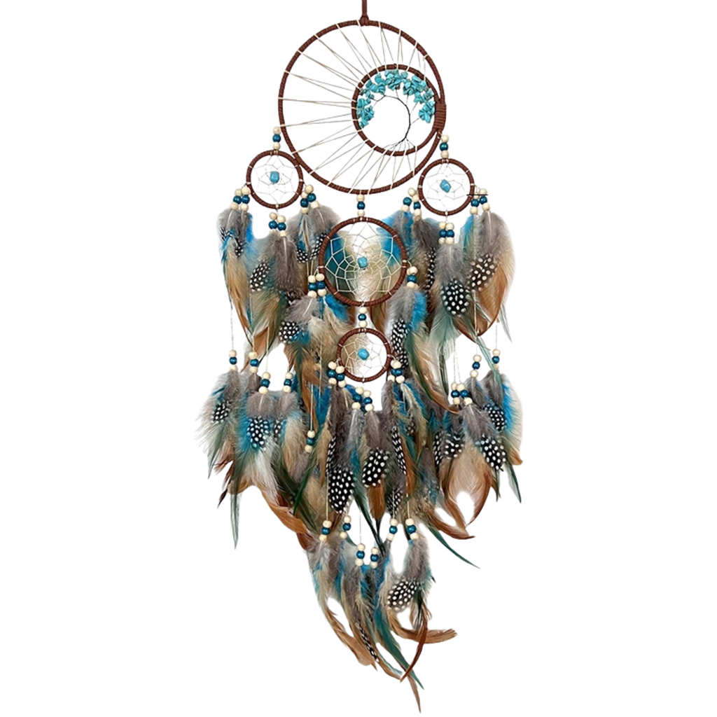 Artisan d'Asie Attrape Rêves Bleu Attrape-rêves