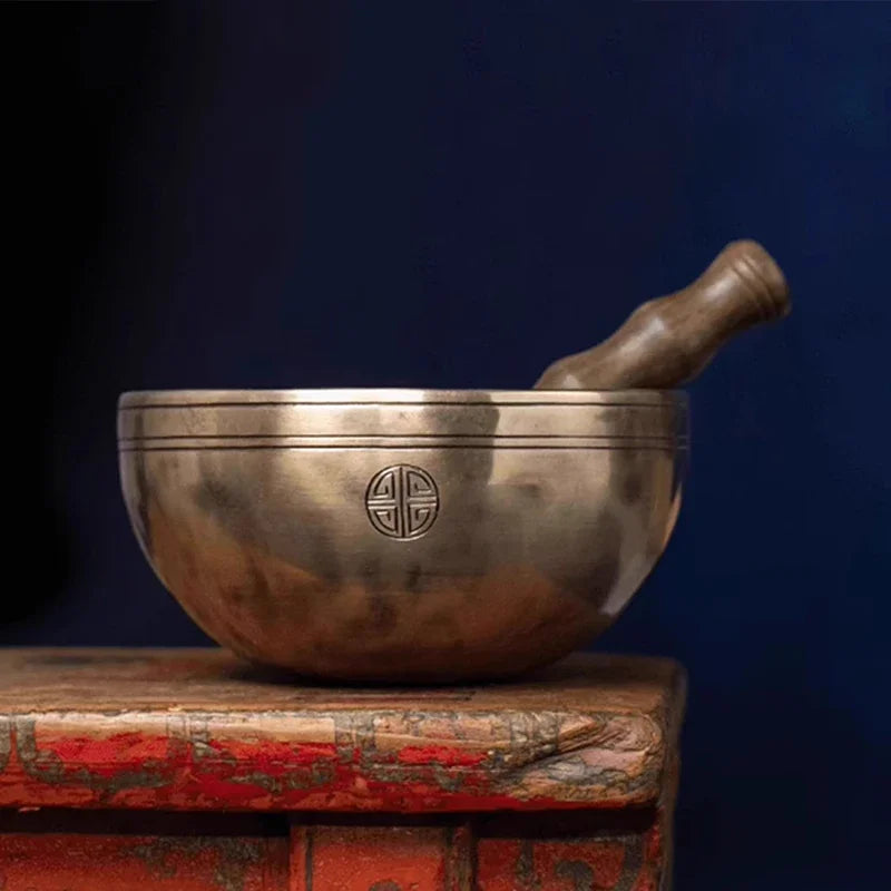 Artisan d'Asie Bol Chantant Bol chantant en cuivre épaisseur double