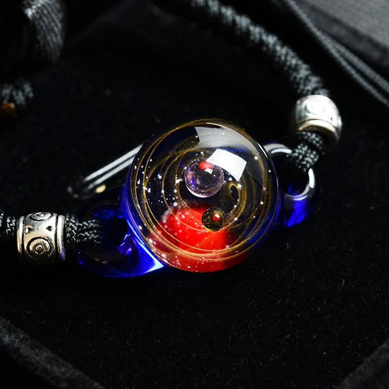 Artisan d'Asie Bracelets Constellation de Betelgeuse 1 Bracelet Cosmique en Verre Soufflé - Constellation