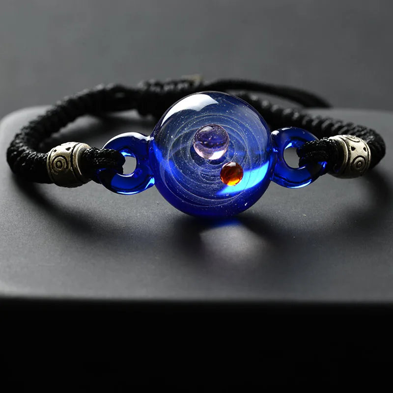 Artisan d'Asie Bracelets Constellation de Betelgeuse 4 Bracelet Cosmique en Verre Soufflé - Constellation