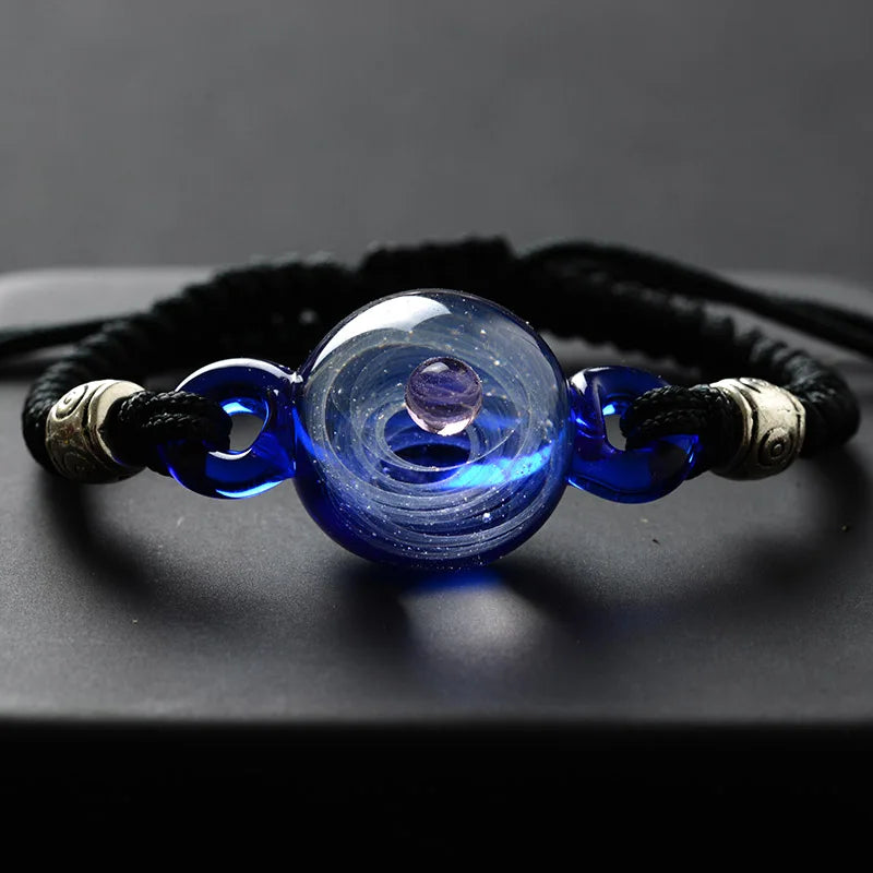 Artisan d'Asie Bracelets Constellation de Betelgeuse 5 Bracelet Cosmique en Verre Soufflé - Constellation