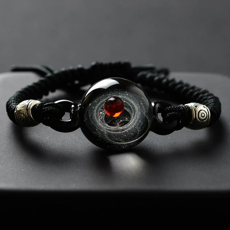 Artisan d'Asie Bracelets Constellation de Betelgeuse 6 Bracelet Cosmique en Verre Soufflé - Constellation