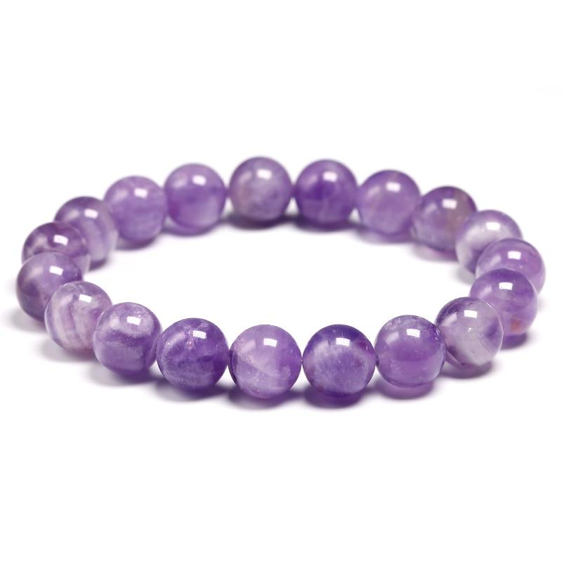 Artisan d'Asie Bracelets Malas 10mm / 16cm Bracelet mala en Améthyste