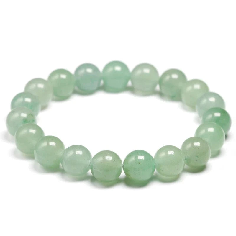 Artisan d'Asie Bracelets Malas 10mm / 16cm Bracelet mala en pierre d'aventurine