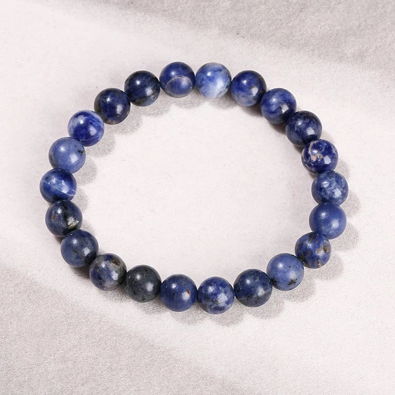 Artisan d'Asie Bracelets Malas Bracelet Mala bouddhiste en Sodalite