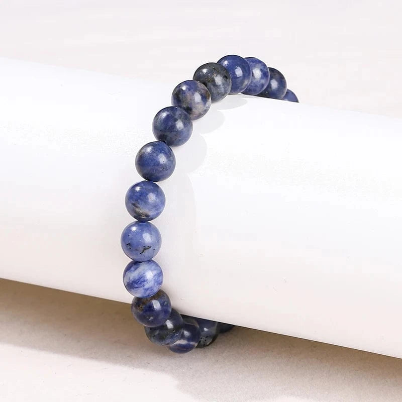 Artisan d'Asie Bracelets Malas Bracelet Mala bouddhiste en Sodalite