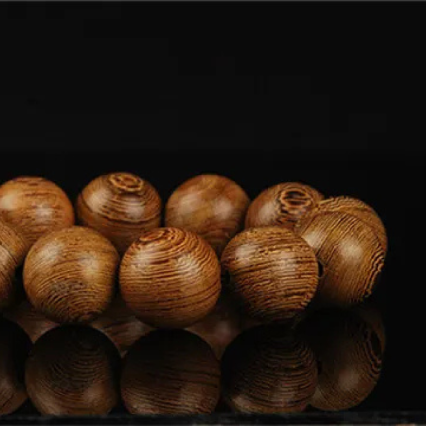 Artisan d'Asie Bracelets Malas Bracelet mala en bois de wengé