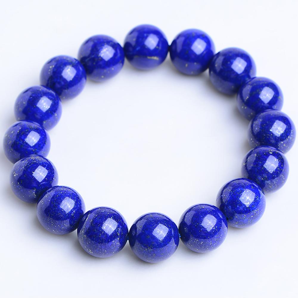 Artisan d'Asie Bracelets Malas Bracelet mala en pierre de lapis lazuli