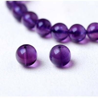 Artisan d'Asie Bracelets Malas Cristal naturel d'Uruguay / Oui / Argent Bracelet mala fabriqué sur mesure