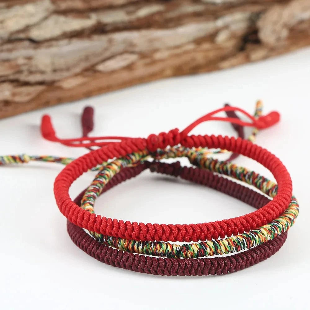 Artisan d'Asie Bracelets Tressés Tibétains Bracelet tressé tibétain
