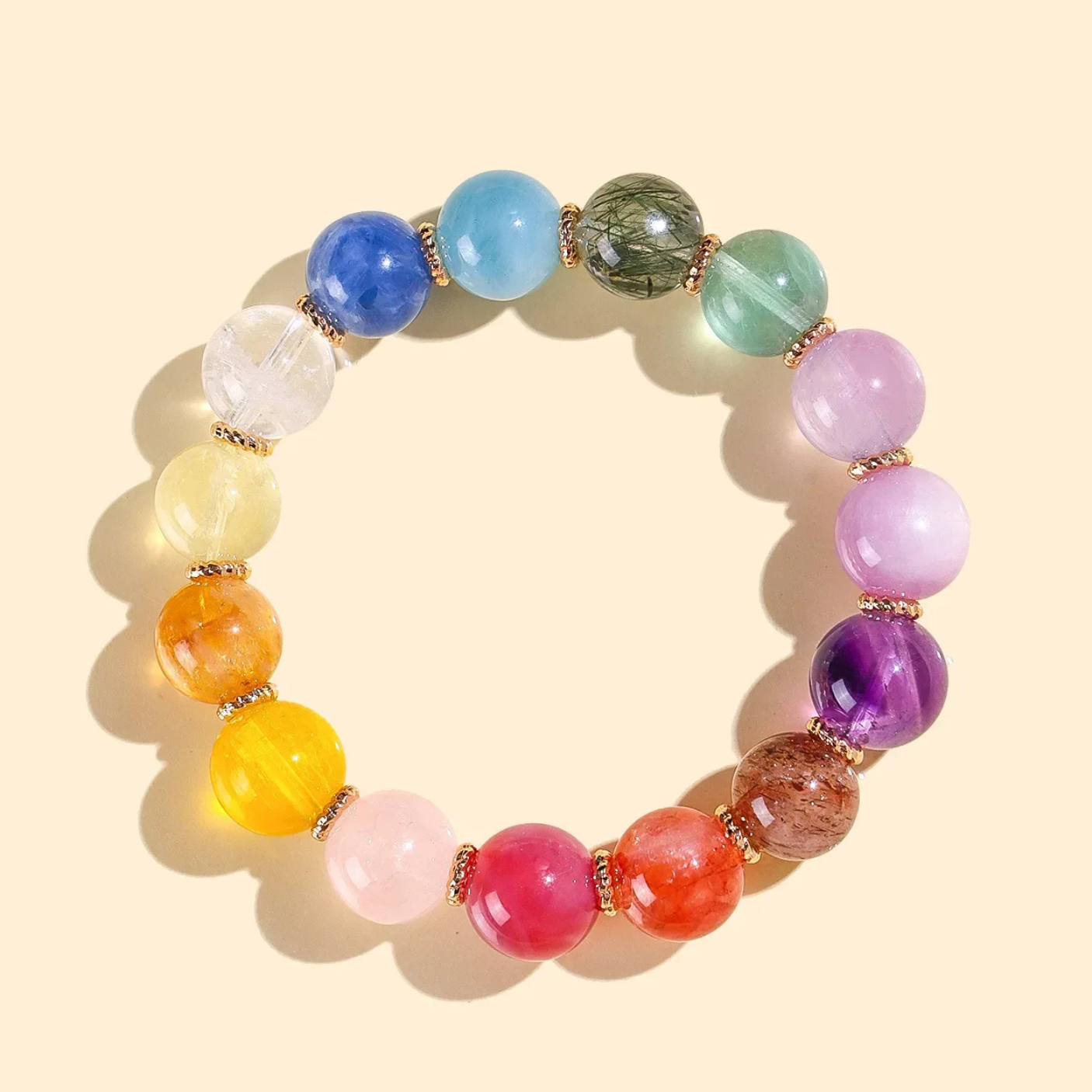 Artisan d'Asie Chakras & Reiki Bracelet 7 Chakras en Cristaux Naturels