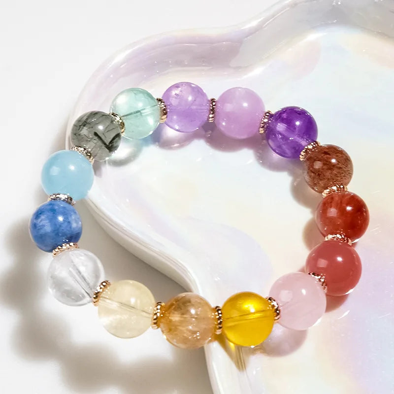 Artisan d'Asie Chakras & Reiki Bracelet 7 Chakras en Cristaux Naturels