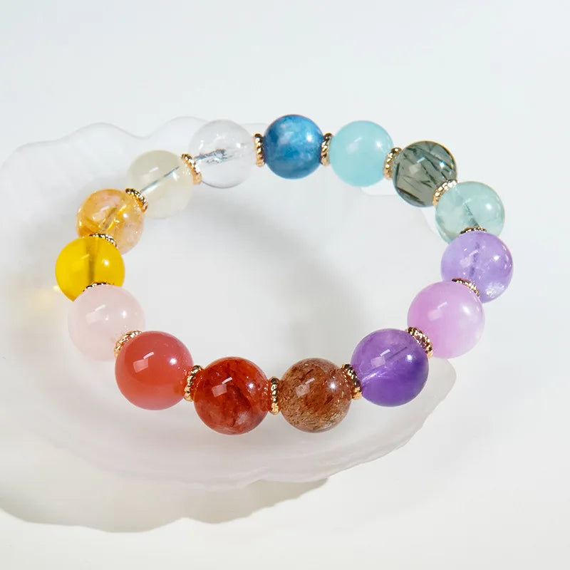 Artisan d'Asie Chakras & Reiki Bracelet 7 Chakras en Cristaux Naturels