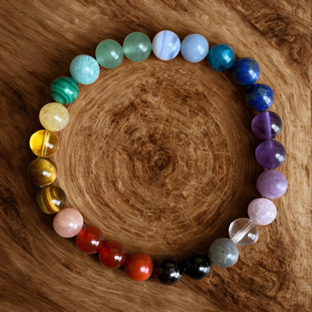 Artisan d'Asie Chakras & Reiki Bracelet chakras en pierres naturelles