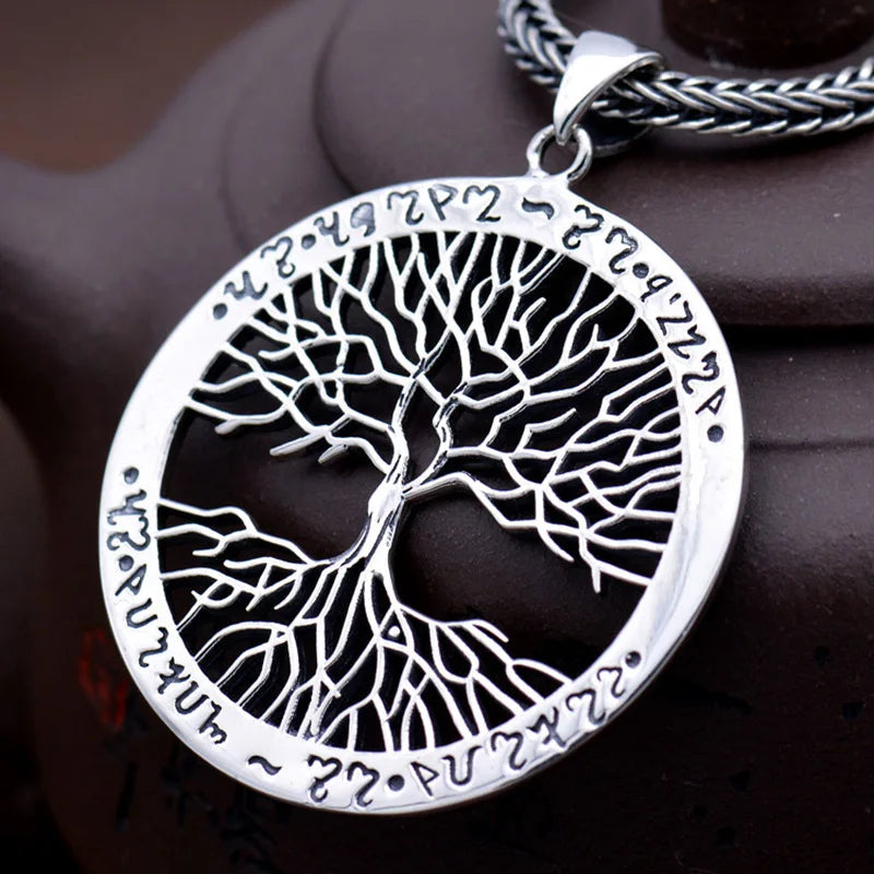 Artisan d'Asie Chakras & Reiki Pendentif arbre de vie en argent 925