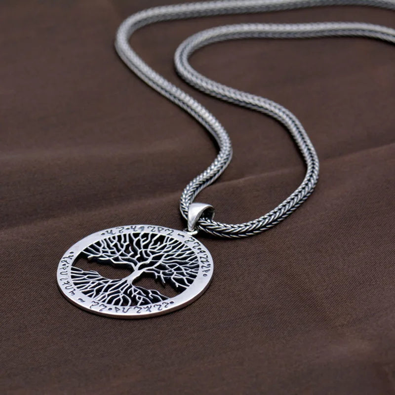 Artisan d'Asie Chakras & Reiki Pendentif arbre de vie en argent 925