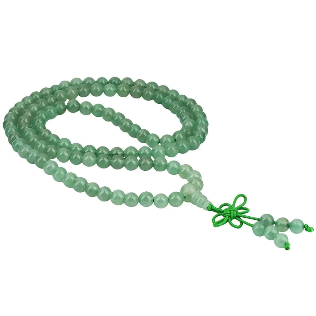 Artisan d'Asie Colliers Malas Collier mala en pierre d'aventurine