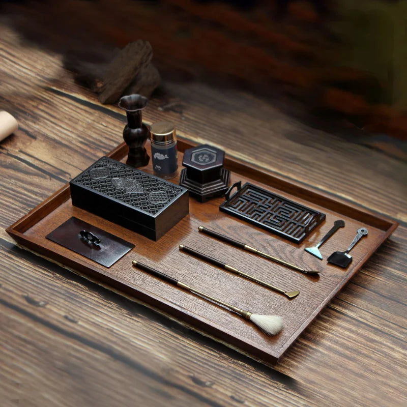 Artisan d'Asie Ensemble Bruleur Encens Cuivre Pur – Coffret Premium Rituel Zen 🪔