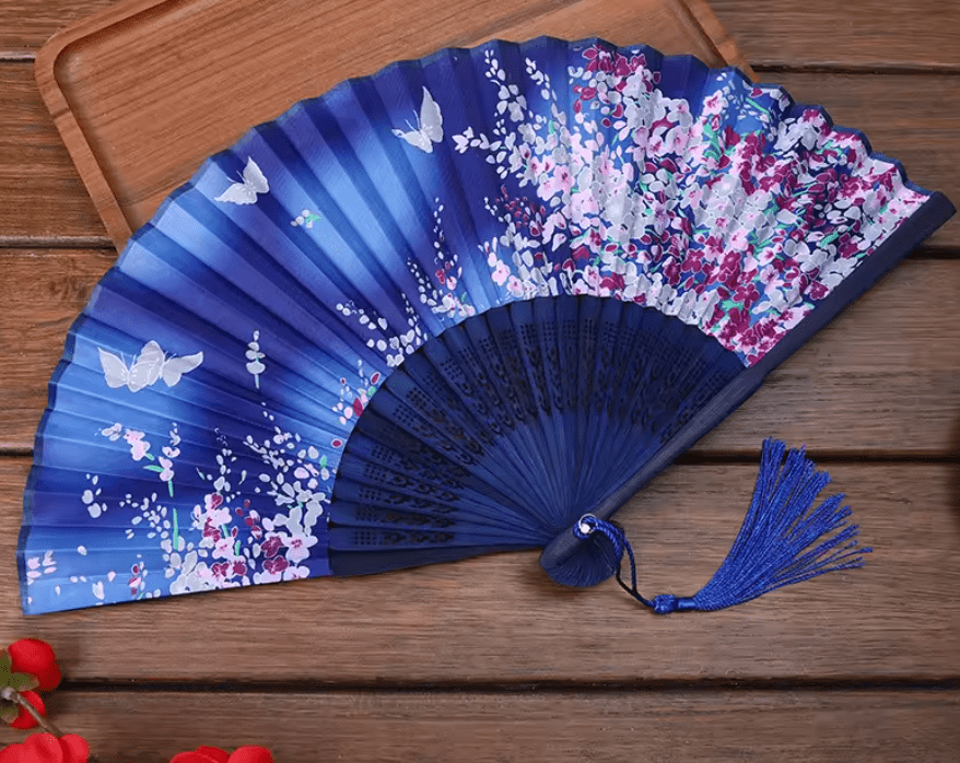 Artisan d'Asie Éventail Chinois Éventail chinois en soie pure