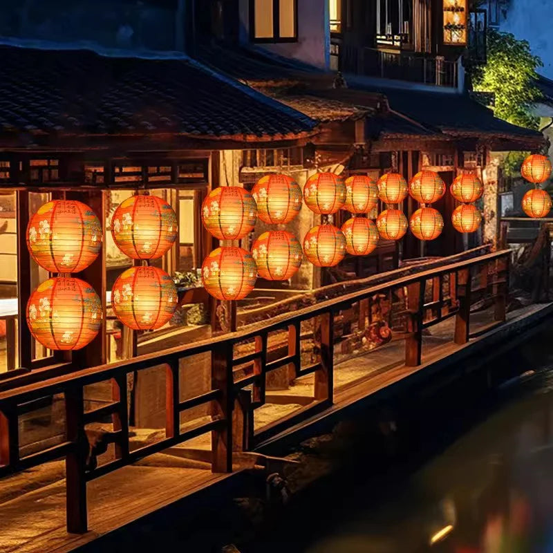 Artisan d'Asie Lanterne Fete de la Lune – Lumière d’Harmonie et de Prospérité