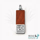 Artisan d'Asie Pendentifs & Amulettes Fortune Pendentif Porte-Bonheur pour Couple en Argent Pur 990/1000 et Bois de Santal Premium