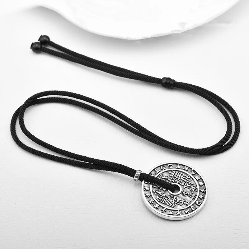 Artisan d'Asie Pendentifs & Amulettes Pendentif Amulette Huit Tigrammes en Argent Massif S925