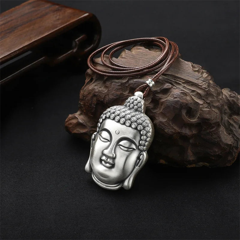 Artisan d'Asie Pendentifs & Amulettes Pendentif Bouddha Amitabha en Argent Massif S999
