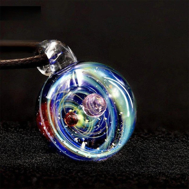 Artisan d'Asie Pendentifs & Amulettes Terre Pendentif Constellation en Verre Soufflé