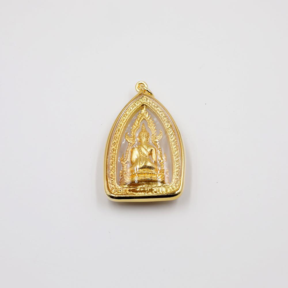 Amulette Buda Pra Chinnaraj dorado