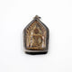 Amulette Bouddha Phra Chinnaraj en argile sculpté et argent ancien S925 Pendentifs & Amulettes Artisan d'Asie