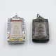 Amulette Bouddha Phra Somdet en Argile et Argent S925 Pendentifs & Amulettes Artisan d'Asie