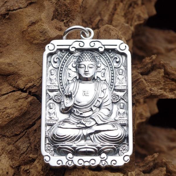 Amulette de Protection signe astrologique Chinois (Argent Pur 999/1000 -  Artisan d'Asie