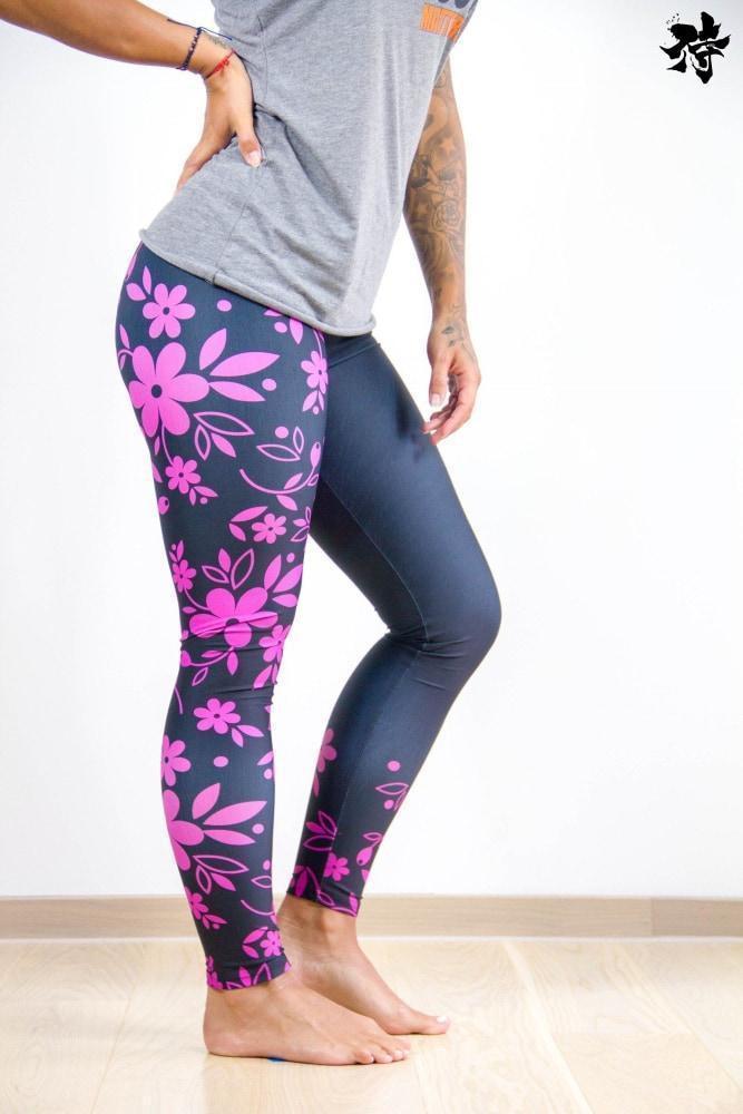 Artisan d'Asie Accessoires Yoga XS Legging Sport & Yoga Raise Yourself - Pink Flowers