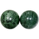 Artisan d'Asie Boules Qi-Gong Jade du Mont Lushan (Vert Foncé) Boules de Qi Gong - Boules de santé chinoises en jade