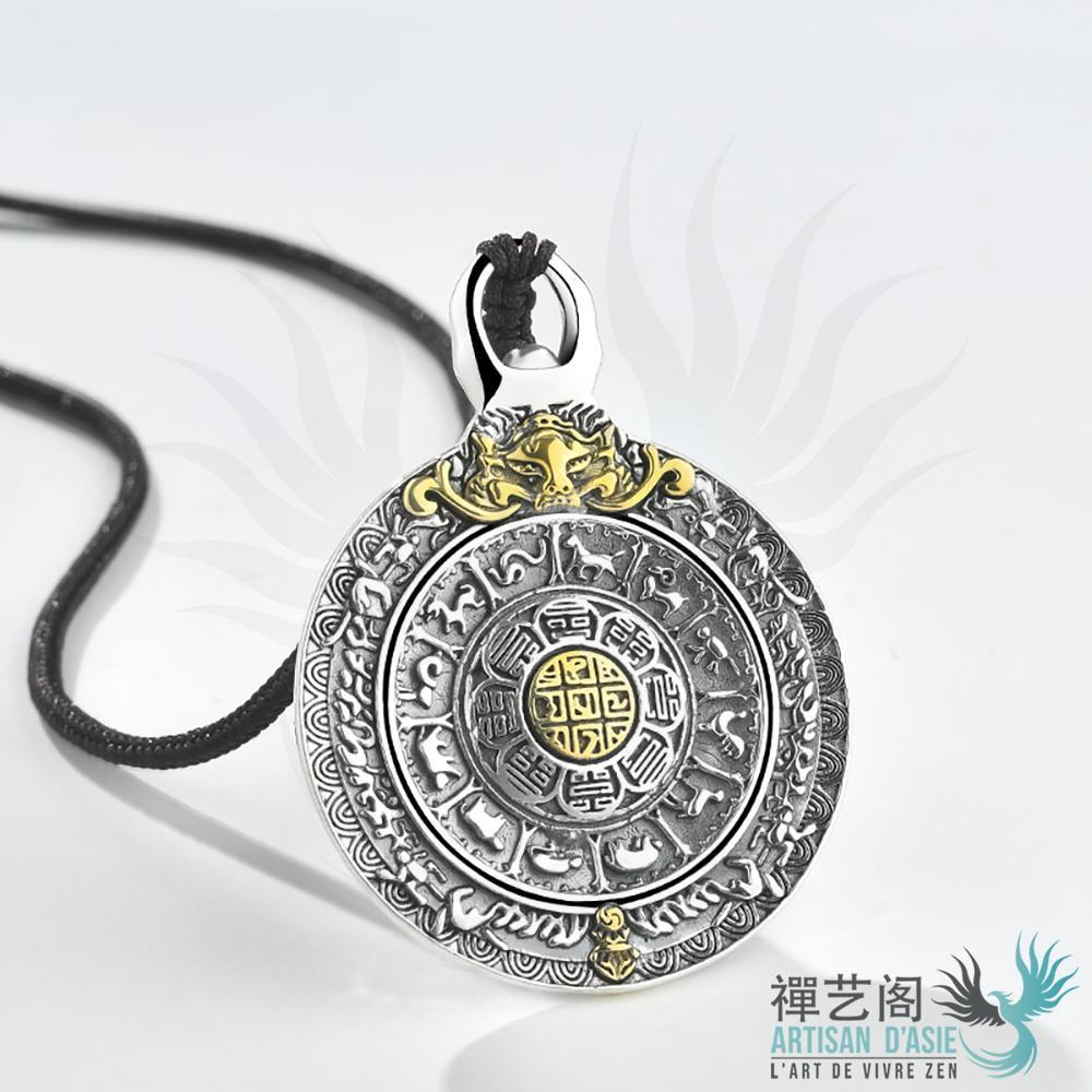 Artisan d'Asie Pendentifs & Amulettes Pendentif Signes du Zodiaque en Argent S925